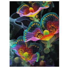 картина за номер. Santi 40х50см. з алмазною мозаїкою "Космічна квітка"  954981