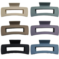 краб для волосся пластиковий матовий 8,5см.  25UA001/1419  (12)