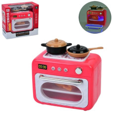 плита 14см., духовка, музика, світло, посуд, курка, на батар. в кор. 19х17,5х9см.  6845А  (54)