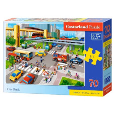 пазли Castorland   70 ел.  "Міський рух"   B-070039  (20)