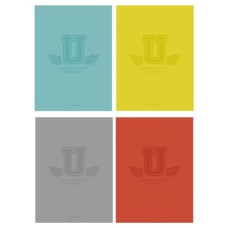 зошит А5 60арк. мат. лам. + виб. УФ-лак, клітинка  А5-060-5407К  (96)