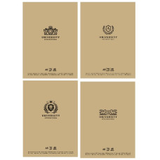 зошит А5 80арк. крафт, лінія  А5-080-5210L  (80)