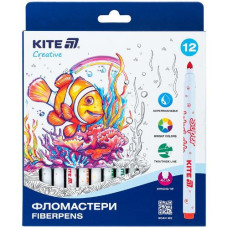 фломастери Kite Superwashable 12кол.  К-1152  (12/96)