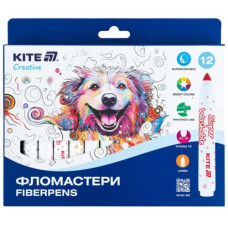 фломастери Kite Superwashable Jumbo 12кол.  К-1155  (12/48)