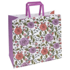 пакет подар. Bourgeois паперовий 32х15х30см. крафт білий  KGB 323015-28  (10/100)