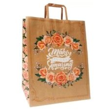 пакет подар. Bourgeois паперовий 32х15х42см. крафт коричневий  KGB 324215-21  (10/100)