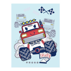 алмазна мозаїка Ідейка 15х20см. "Червона машинка" без підрамника  AMV1226