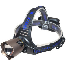 ліхтарик налобний на 3 акум. 18650, zoom, Power Bank, ЗП Type-C  A49-TG