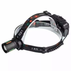 ліхтарик налобний на 2 акум. 18650, zoom, ЗП Type-C  W668-TG