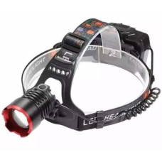 ліхтарик налобний на 2 акум. 18650, zoom, ЗП Type-C  W689A-TG