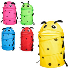 кошик для іграшок 37-45х63см, кришка, 2 короткі ручки, в кул.  39х39х3см.  MR 0663-2  (50)