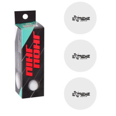 тенісні кульки 40мм. 3шт. в кор.  ТТ24181  (480)