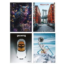 зошит А4 Бріск Gold ТВ-21 48арк. офс. клітинка  (10/120)