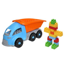 авто самоскид з конструктором 33 елем.  40041