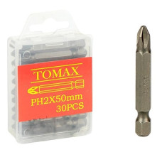 набір двосторонніх біт PH2 50мм., 30шт. у кейсі  1315/124180  (1/100)