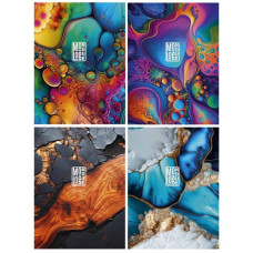 зошит А5 80арк. УФ-лак, клітинка  А5-080-5241К  (80)