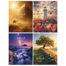 зошит А5 80арк. УФ-лак, клітинка  А5-080-5250К  (80)