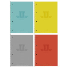 коледж-блок А4 Школярик 80арк. на спір., мат. лам., білий блок, лінія  А4-СС-080-6526L  (40)