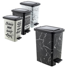 відро для сміття з малюнком Slim 15л.  OZER-S-111-1