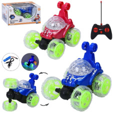 машина р/к 20см., акум., трюкова, USB-зар., муз., 3D-світло, в кор. 27х19х15см.  48555А  (24)