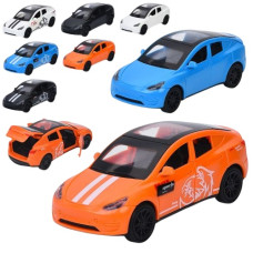 машинка інерц. 13см., відч. двері та багажник, в кул. 12х16х4,5см.  555-1-2  (144)