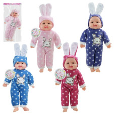 пупс-сміхотун м`яконабивний, муз., на батар. в кул. 43см.  SEL-0006  (60)