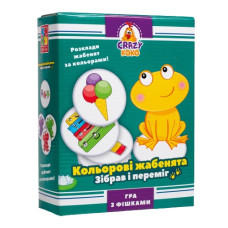 гра настільна розважальна "Crazy Koko. Кольорові жабенята" Vladi Toys  VT8025-06