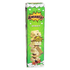 настільна розважальна гра "Джанга. 60 дерев`яних брусків" в кор. 31х8х8см. Strateg  30771  (6)