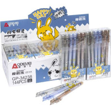 ручка GP-34238 "пиши-витирай" гелева синя 0,5мм.  (12/144/2304)