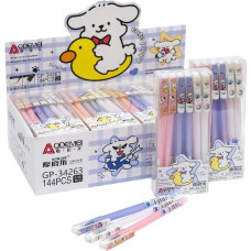 ручка GP-34263 "пиши-витирай" гелева синя 0,38мм.  (12/144/2304)