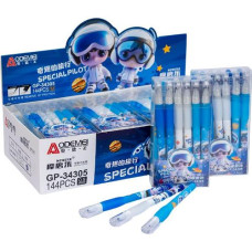 ручка GP-34305 "пиши-витирай" гелева синя 0,5мм.  (12/144/2304)