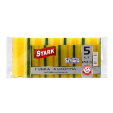 губка кухонна Stark профільована "Рельс" набір 5шт.  5014  (50)