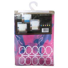 штора у ванну кімнату 180х180см. зонтикова тканина  007Z