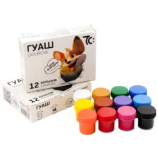 гуаш Гамма (НВ) "7С" 12кол./10мл.  7С21203  (12)