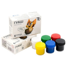 гуаш Гамма (НВ) "7С"  6кол./10мл.  7С20601  (18)