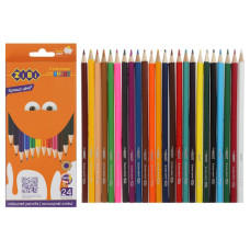 олівці кольор. Zibi Smart Line 24кол. шестигр., карт. уп., заточ.  ZB.2422  (6/120)