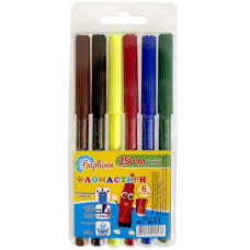 фломастери Барвінок Смайли  6кол.  5-101/1  (24/480)