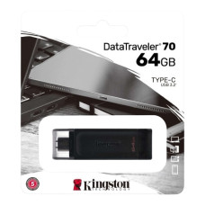 флеш-карта Kingston 64Gb DT 70 Type-C USB 3.2  DT70/64GB