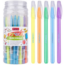 ручка в банці 1 Вересня "Smartline" кульк. масл. синя 0,6мм.  411034  (30/600/2400)