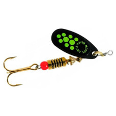 блешня обертова Mepps lack Fury Black/Green 6,5гр.  BF3CHNO-bc