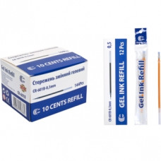 стрижень гелевий CR-601B 0,5мм. помаранчевий  (12/144/2304)