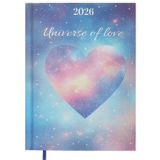 щоденник Buromax ROMANTIC бірюзовий, датований на 2026 рік  А5  ВМ.2170-06