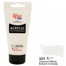 фарба акрилова ROSA Studio білила титанові 75мл.  32241401
