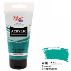 фарба акрилова ROSA Studio смарагдова 75мл.  32241418