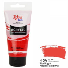 фарба акрилова ROSA Studio червона світла 75мл.  32241404