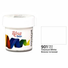 фарба гуашева ROSA Studio білила титанові 20мл.  323990901