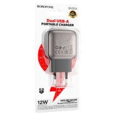 зарядний пристрій Borofone Absolute на 2 USB  BAS51A