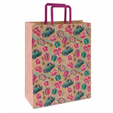 пакет подар. Bourgeois паперовий 32х15х38см. крафт коричневий  KGB 323815-32  (10/100)