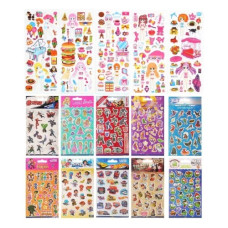 наліпки дитячі об`ємні (різні розміри та малюнки в ас-ті) термо