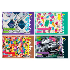 альбом  Апельсин на спіралі 40арк./120гр.., обкл. УФ-лак  АП-П-120-40  (12)